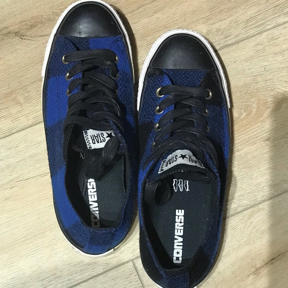 Converse AllStar Blue plaid rare - Picture 8 of 8